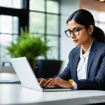 Home 15 변호사와 법률 스타트업 창업 경험 - **Prompt 1: The Modern Legal Innovator**
"A confident Indian legal professional, early 30s, gend...